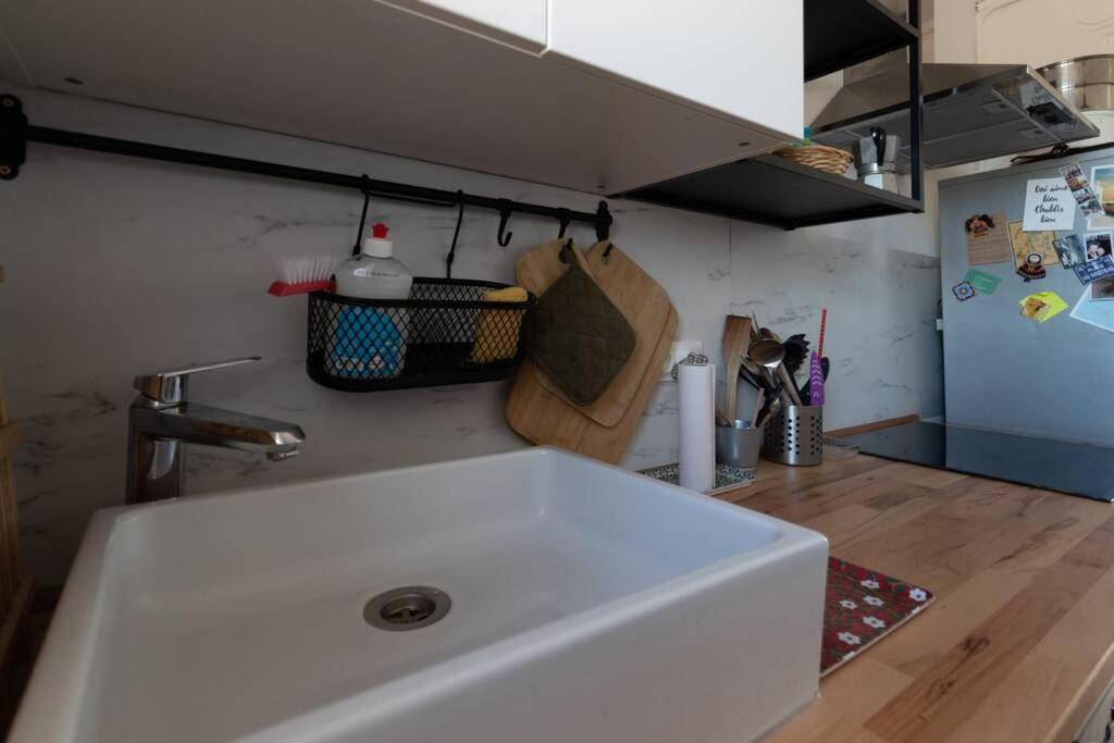 Cabana & Grand Appartement Cosy - Parking & Balcon 索恩河畔自由城 外观 照片