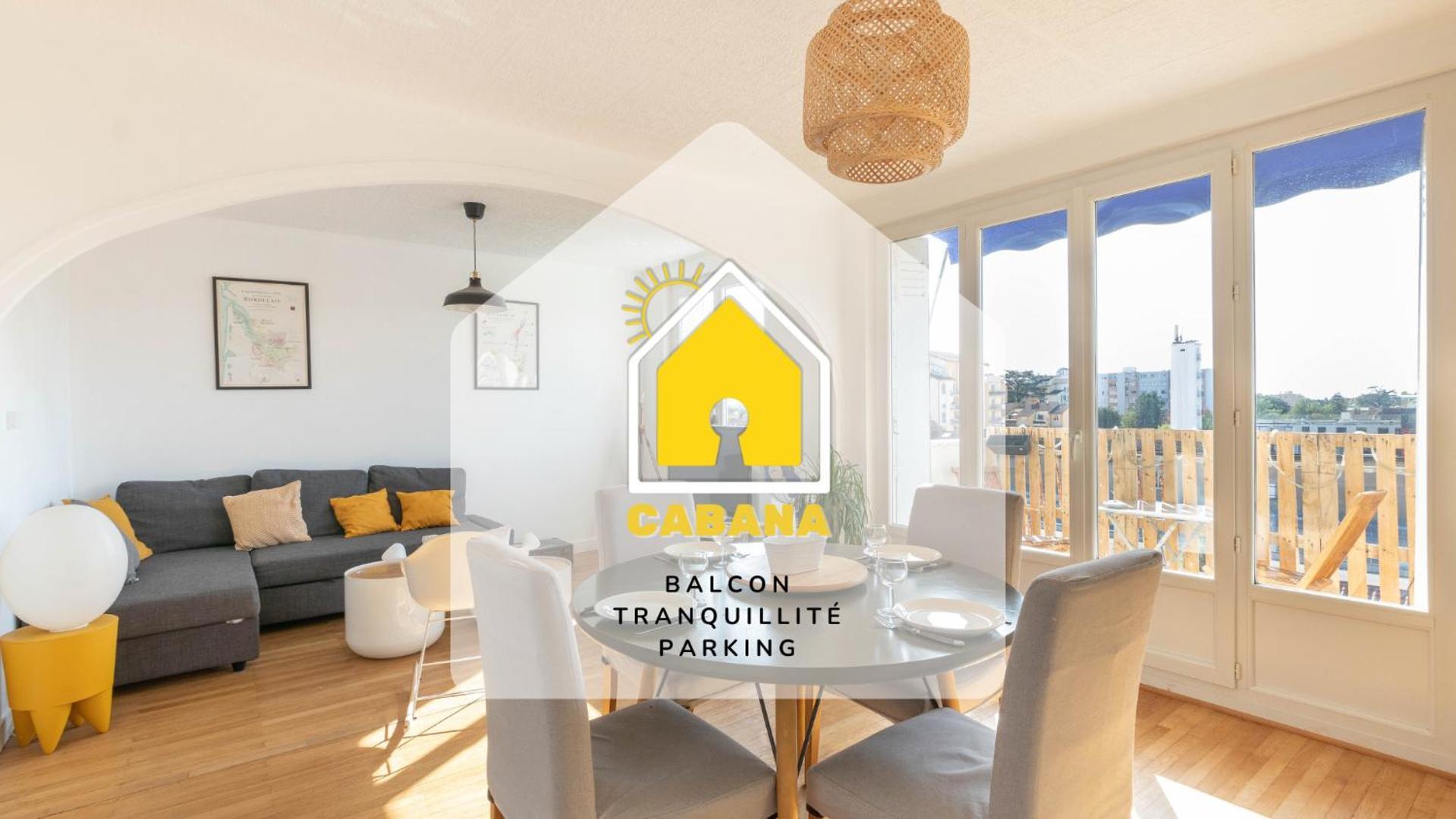 Cabana & Grand Appartement Cosy - Parking & Balcon 索恩河畔自由城 外观 照片